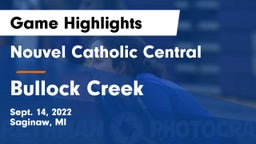 Nouvel Catholic Central  vs Bullock Creek  Game Highlights - Sept. 14, 2022