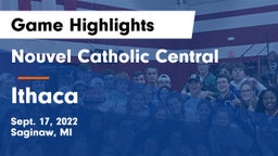 Nouvel Catholic Central  vs Ithaca  Game Highlights - Sept. 17, 2022