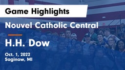 Nouvel Catholic Central  vs H.H. Dow  Game Highlights - Oct. 1, 2022