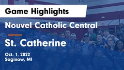 Nouvel Catholic Central  vs St. Catherine Game Highlights - Oct. 1, 2022