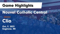 Nouvel Catholic Central  vs Clio  Game Highlights - Oct. 9, 2022