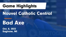 Nouvel Catholic Central  vs Bad Axe Game Highlights - Oct. 8, 2022