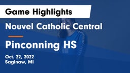 Nouvel Catholic Central  vs Pinconning HS Game Highlights - Oct. 22, 2022