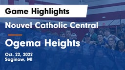 Nouvel Catholic Central  vs Ogema Heights Game Highlights - Oct. 22, 2022