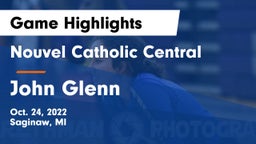 Nouvel Catholic Central  vs John Glenn  Game Highlights - Oct. 24, 2022