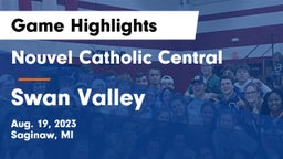 Nouvel Catholic Central  vs Swan Valley  Game Highlights - Aug. 19, 2023