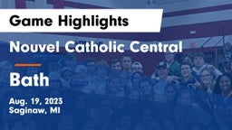 Nouvel Catholic Central  vs Bath  Game Highlights - Aug. 19, 2023