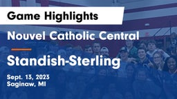 Nouvel Catholic Central  vs Standish-Sterling  Game Highlights - Sept. 13, 2023