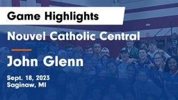 Nouvel Catholic Central  vs John Glenn Game Highlights - Sept. 18, 2023