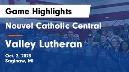 Nouvel Catholic Central  vs Valley Lutheran  Game Highlights - Oct. 2, 2023