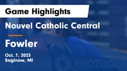 Nouvel Catholic Central  vs Fowler  Game Highlights - Oct. 7, 2023