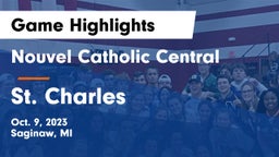 Nouvel Catholic Central  vs St. Charles Game Highlights - Oct. 9, 2023