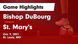 Bishop DuBourg  vs St. Mary's  Game Highlights - Oct. 9, 2021