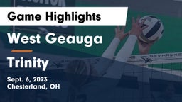 West Geauga  vs Trinity  Game Highlights - Sept. 6, 2023