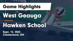 West Geauga  vs Hawken School Game Highlights - Sept. 12, 2023