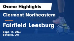 Clermont Northeastern  vs Fairfield Leesburg Game Highlights - Sept. 11, 2023