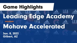 Leading Edge Academy vs Mohave Accelerated Game Highlights - Jan. 8, 2022