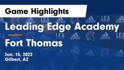 Leading Edge Academy vs Fort Thomas Game Highlights - Jan. 15, 2022