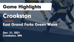 Crookston  vs East Grand Forks Green Wave Game Highlights - Dec. 21, 2021