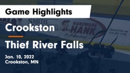 Crookston  vs Thief River Falls  Game Highlights - Jan. 10, 2022