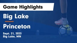Big Lake  vs Princeton  Game Highlights - Sept. 21, 2023