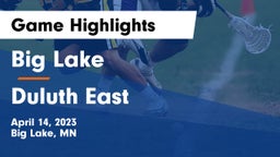 Big Lake  vs Duluth East  Game Highlights - April 14, 2023