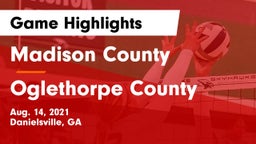 Madison County  vs Oglethorpe County  Game Highlights - Aug. 14, 2021