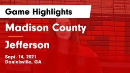 Madison County  vs Jefferson  Game Highlights - Sept. 14, 2021