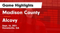 Madison County  vs Alcovy  Game Highlights - Sept. 16, 2021