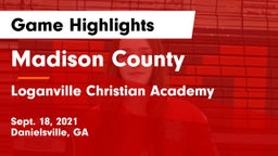 Madison County  vs Loganville Christian Academy  Game Highlights - Sept. 18, 2021