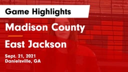 Madison County  vs East Jackson  Game Highlights - Sept. 21, 2021
