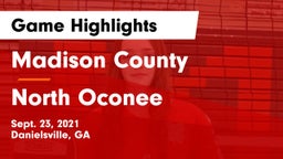 Madison County  vs North Oconee  Game Highlights - Sept. 23, 2021