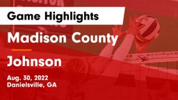 Madison County  vs Johnson  Game Highlights - Aug. 30, 2022