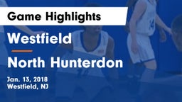 Westfield  vs North Hunterdon  Game Highlights - Jan. 13, 2018