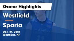Westfield  vs Sparta  Game Highlights - Dec. 21, 2018