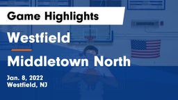 Westfield  vs Middletown North  Game Highlights - Jan. 8, 2022