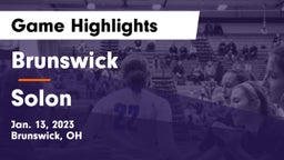 Brunswick  vs Solon  Game Highlights - Jan. 13, 2023