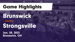 Brunswick  vs Strongsville  Game Highlights - Jan. 20, 2023