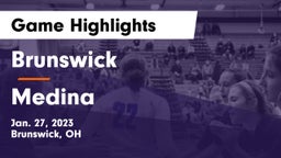 Brunswick  vs Medina  Game Highlights - Jan. 27, 2023