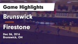 Brunswick  vs Firestone  Game Highlights - Dec 06, 2016