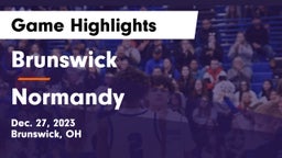 Brunswick  vs Normandy  Game Highlights - Dec. 27, 2023
