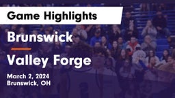 Brunswick  vs Valley Forge Game Highlights - March 2, 2024