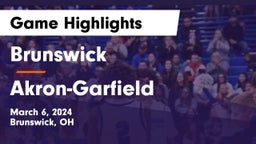 Brunswick  vs  Akron-Garfield  Game Highlights - March 6, 2024