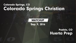 Matchup: Colorado Springs vs. Huerta Prep  2016