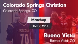 Matchup: Colorado Springs vs. Buena Vista  2016