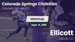 Matchup: Colorado Springs vs. Ellicott  2018