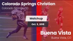 Matchup: Colorado Springs vs. Buena Vista  2018