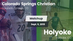 Matchup: Colorado Springs vs. Holyoke  2019