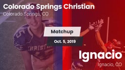 Matchup: Colorado Springs vs. Ignacio  2019