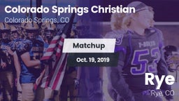 Matchup: Colorado Springs vs. Rye  2019